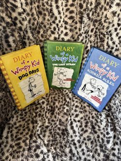Diary Of A Wimpy Kid Set/3 Hard Covers 