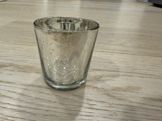 Silver votive candle holders/cup