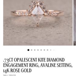 Salt And Pepper Engagement Ring