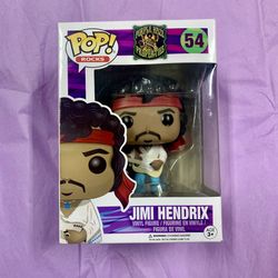 Jimi Hendrix Collectible 2017 Funko POP! Rocks Woodstock Figure #54 