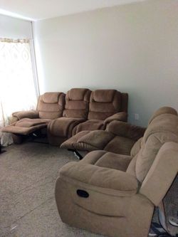 Sofa and Loveseat (reclines) $70