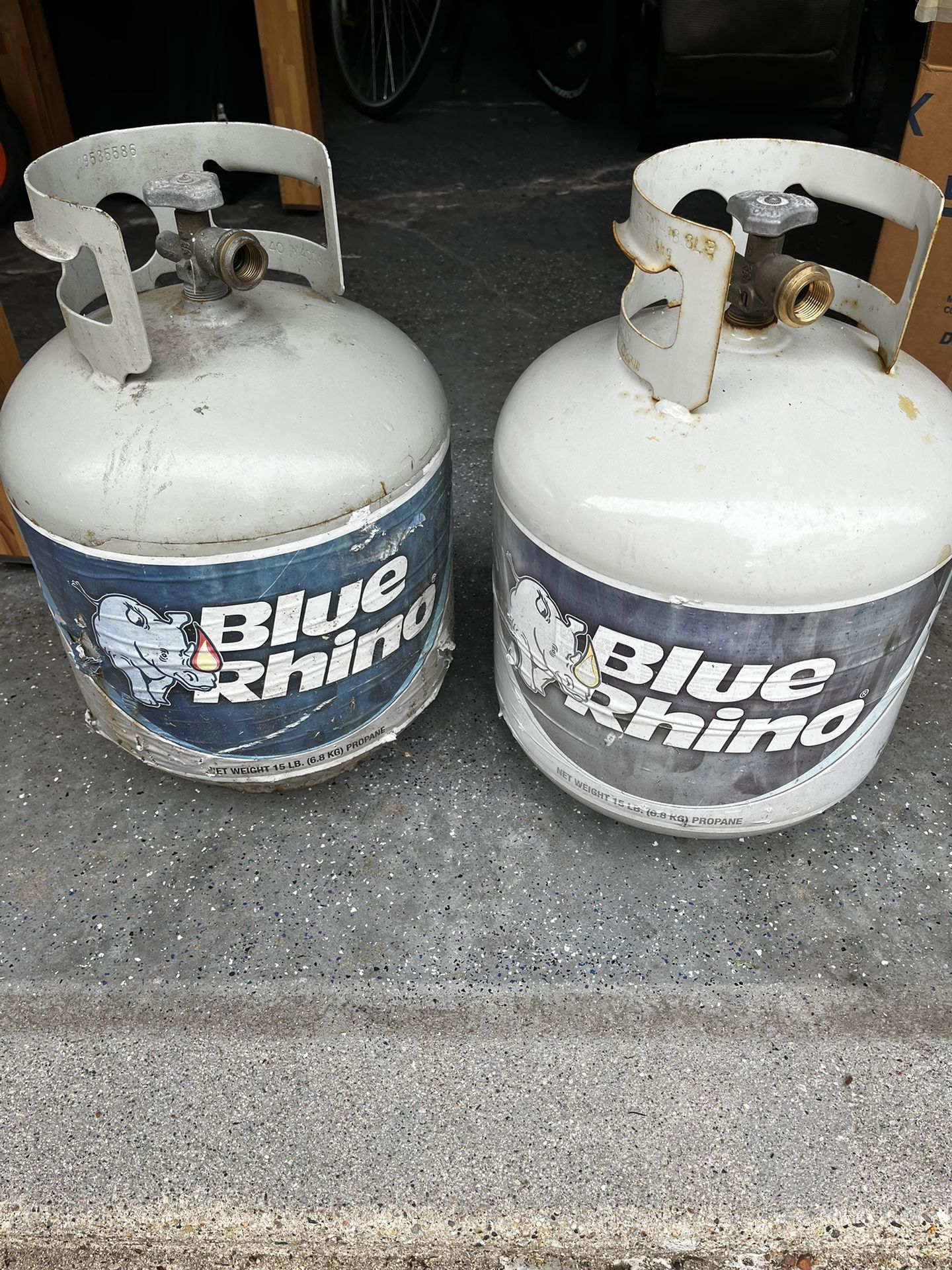 Propane Gas Tank 15lb each “empty”