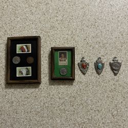 Native American–themed displays and Pendants 
