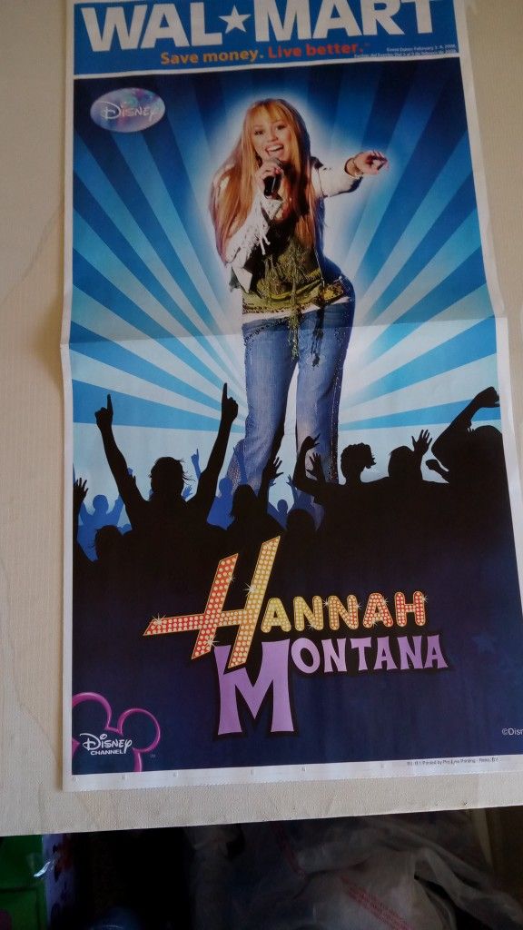 2008 Hannah Montana Walmart Flyer Ad $3