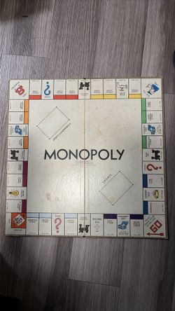 1954 "Popular Edition" Monopoly board”