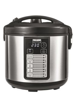 Bella Pro Series - 20-Cup Rice Cooker - Stainless Steel
