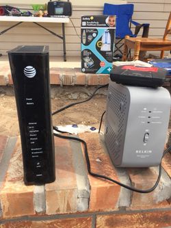 AT&T modem & power supply