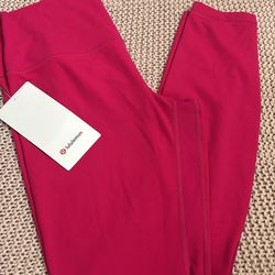 Pink lululemon leggings original 8