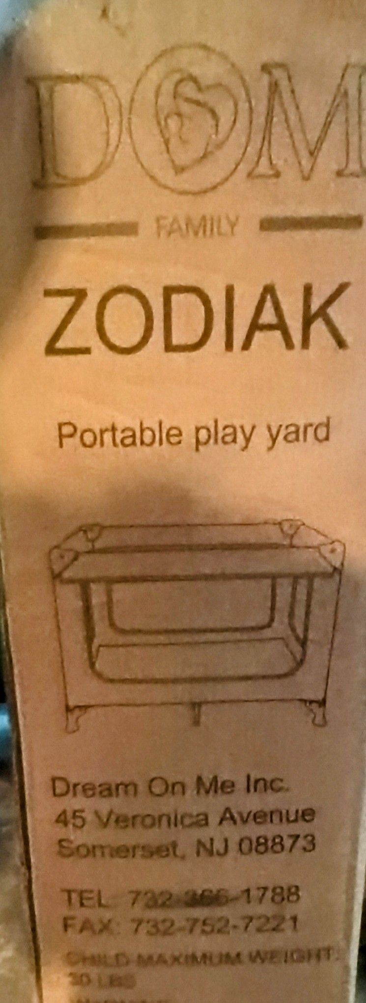 New Open Box Portable Pack And play