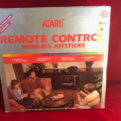 Vintage Atari 2600 Wireless Remote Control Joysticks CX42 CIB Tested Working*