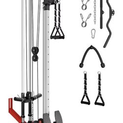 Wall Mount Cable Station, WM1 Cable Crossover Machine with 17 Positions, High and Low Cable Crossover Machine