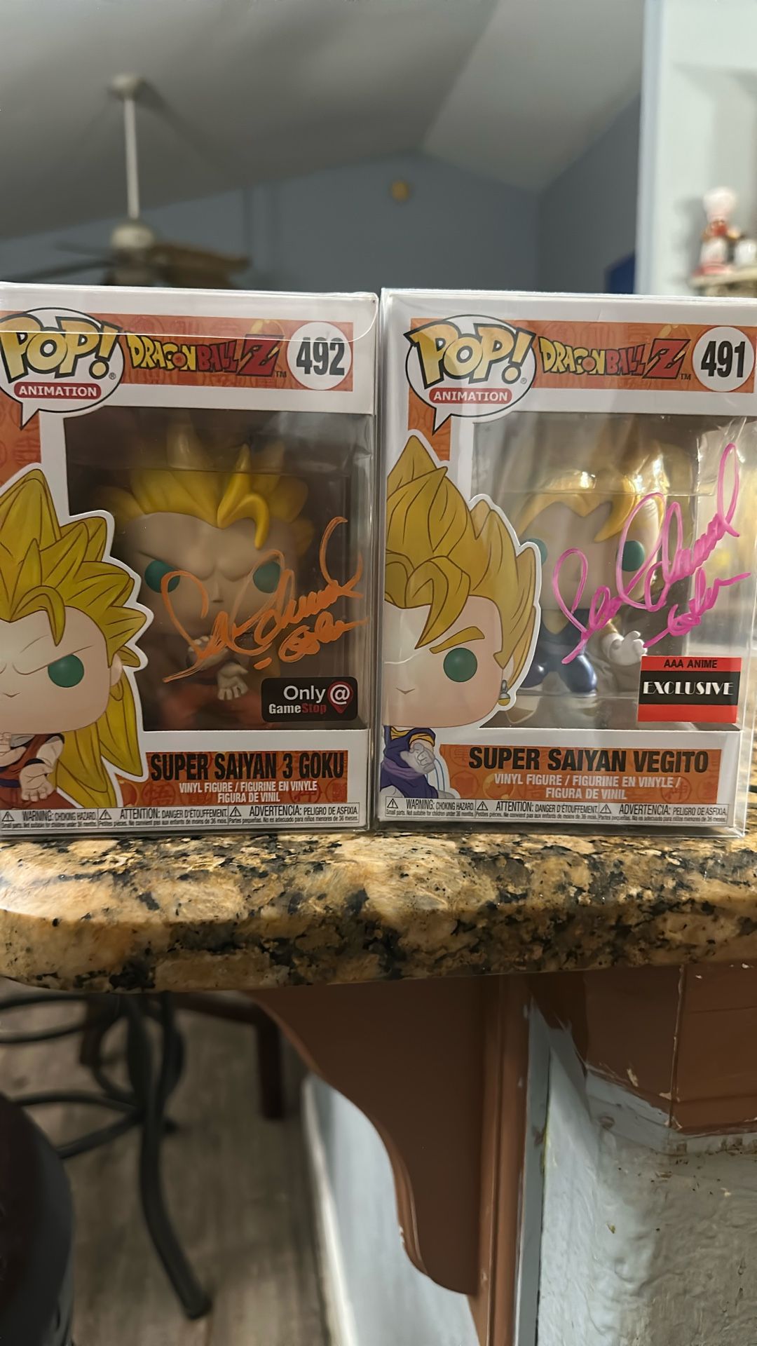 Signed Sean Schemmel Funko 