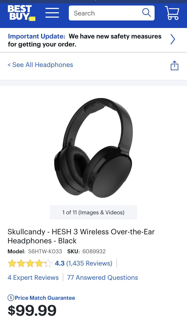Hesh 3 wireless headphones