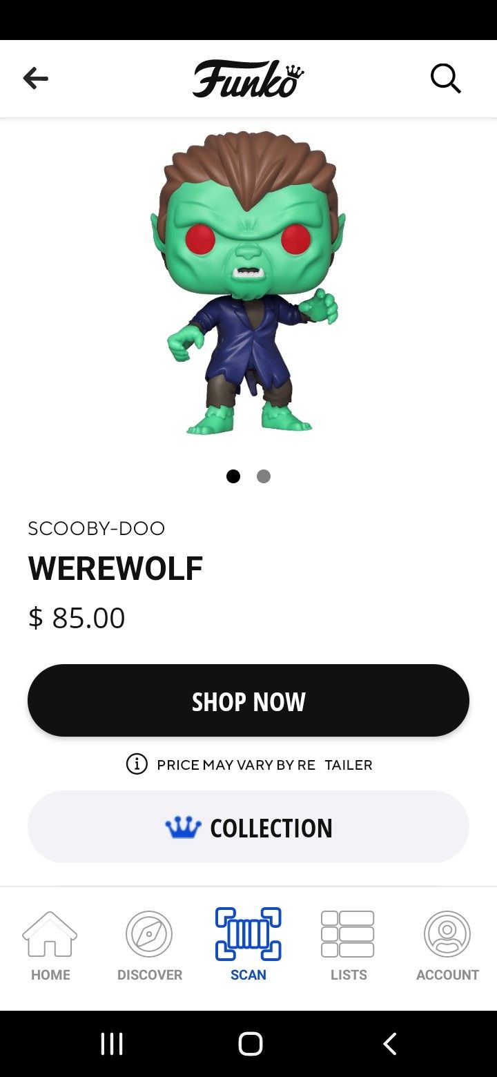 Werewolf Funko Pop