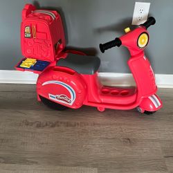 Play-Doh pizza scooter