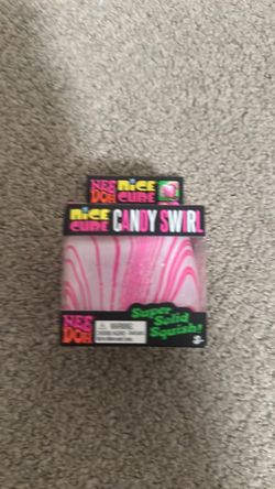 Nee Doh Nice Cube Candy Swirl Stress Toy