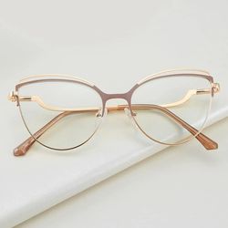 Women’s Cute Tannish-Brown-lined Anti-Blue Light Glasses