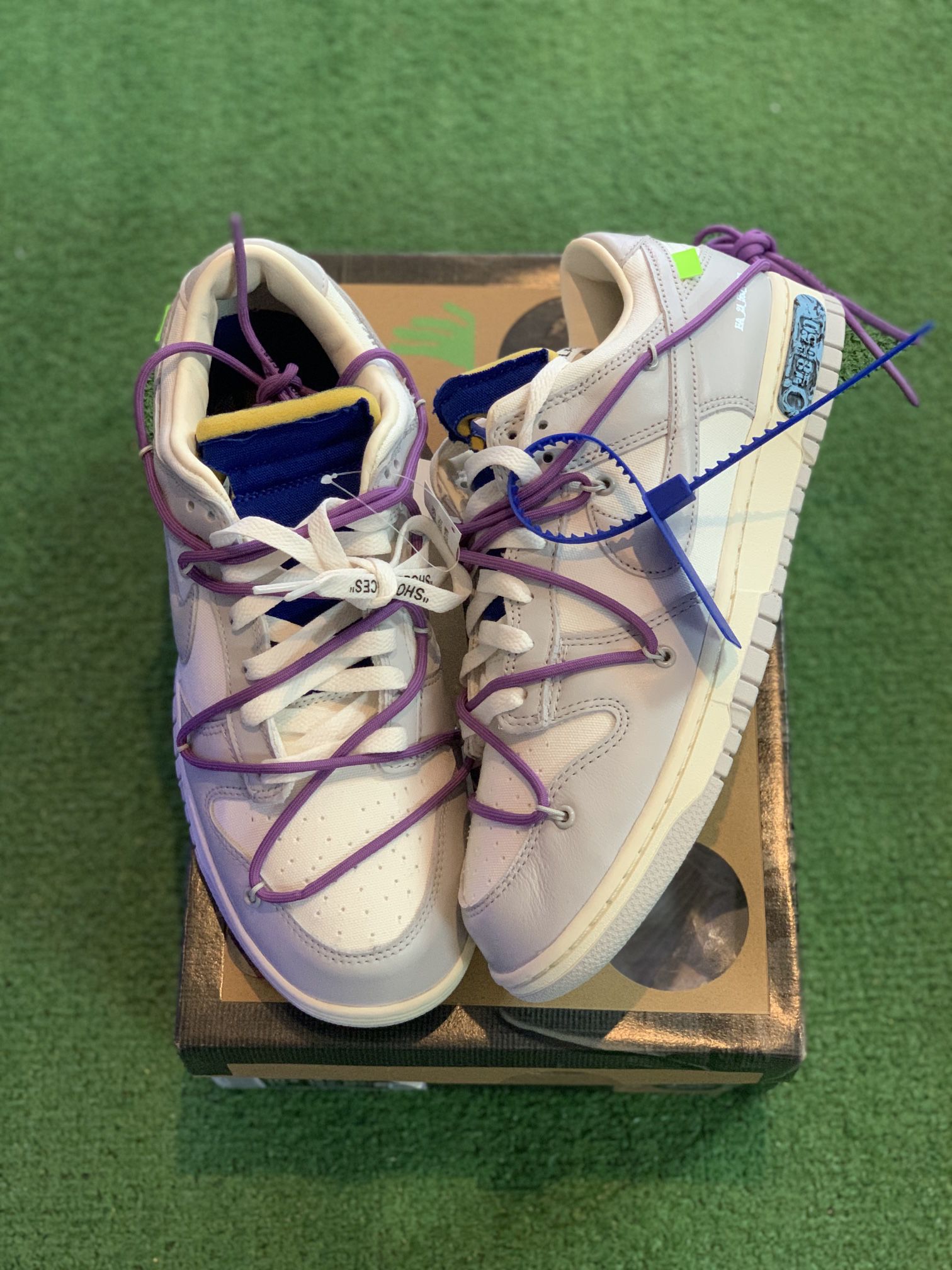 Nike Dunk Low Off White Lot 48 Size 10.5