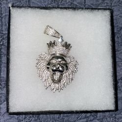 925 Silver Lion Pendant 