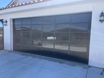 Glass Pane Garage Door
