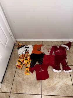 Halloween + christmas baby girl outfits