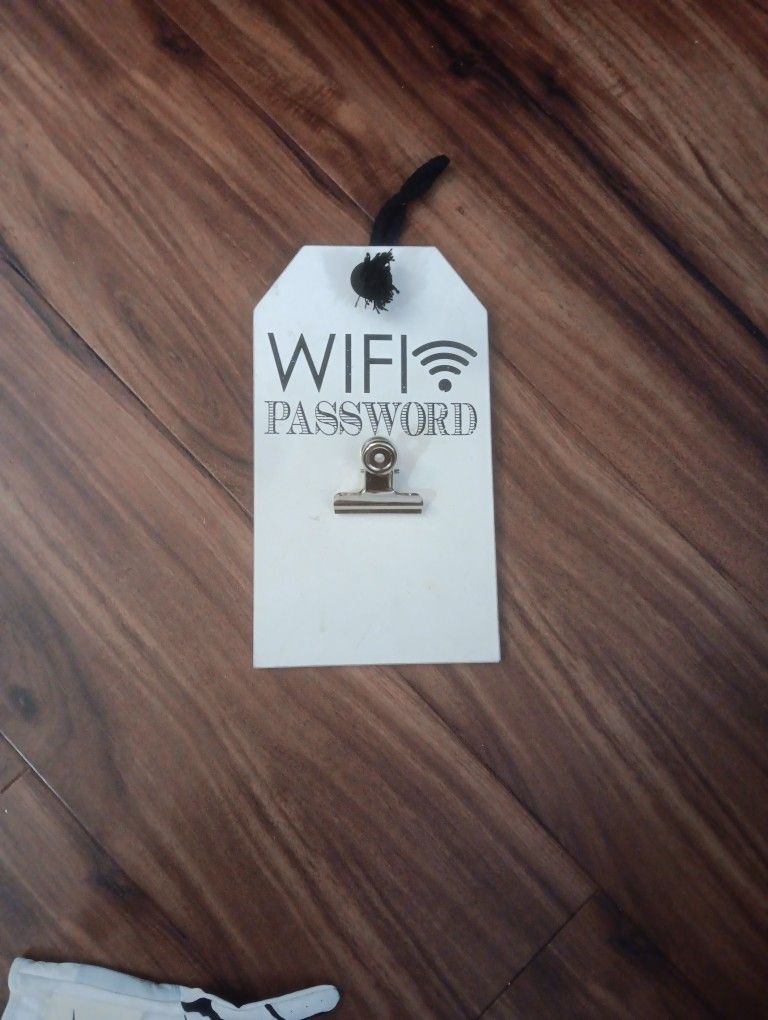 Wifi Password Display $7 OBO
