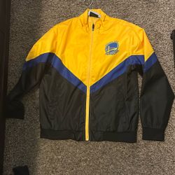 Used Golden State Warriors Windbreaker Size (M)