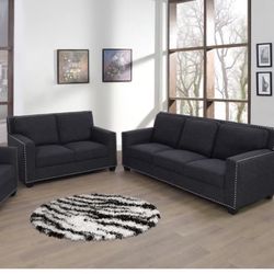 Living Room Set 2pc (sofa and Loveseat )