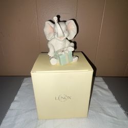 Lenox ‘BIRTHDAY WISHES’ JULY Elephant Figurine Ivory Fine China Figurine