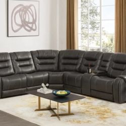 Wasson 6-Piece Power Reclining Sectional

