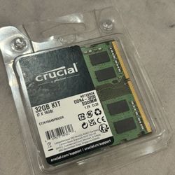 CRUCIAL 32GB RAM UPGRADE 