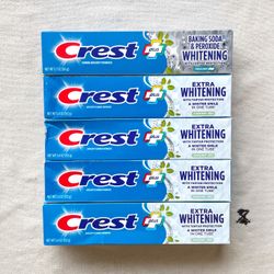 Crest Plus Whitening Toothpaste 5.6oz Bundle