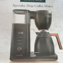 Caf - Drip 10-Cup Coffee Maker with WiFi - Matte Black