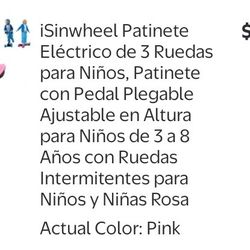 Scooter Eléctrico Para Niñas 