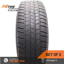 Set of 2 Used  9/32    245/65R17  107T  Michelin  Defender LTX M/S
