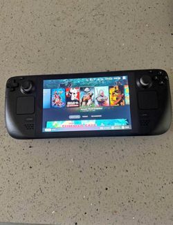 Steam deck with 512 GB SD card LCD