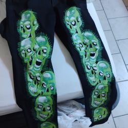 Men's Skull Jeans 
