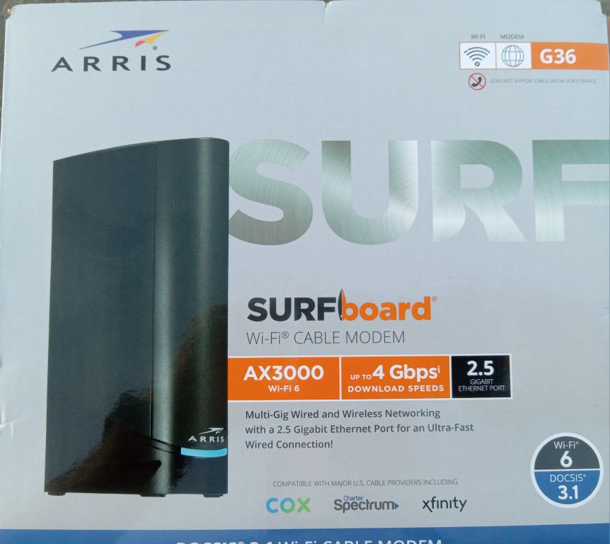 Arris SURFboard G36 WiFi Cable Modem