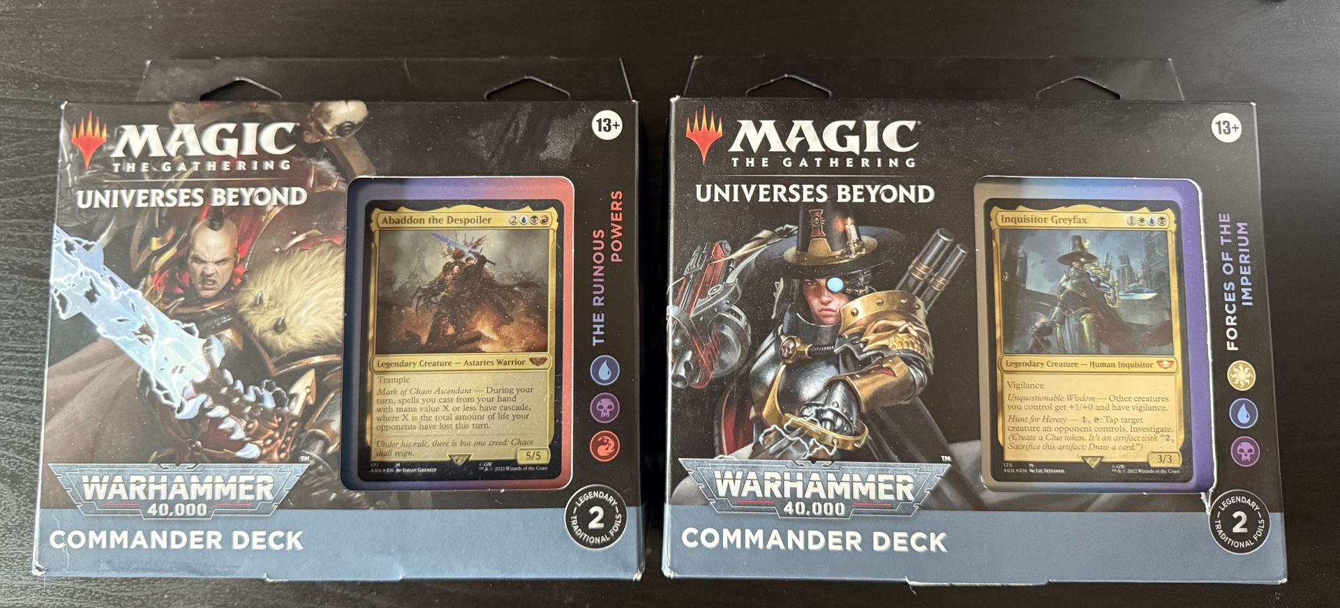 Magic Of The Gathering Warhammer Set