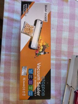 Vacuum Sealer Model SV301E. Negative Pressure. -75kPa Open box
Open box, not used, just tested.