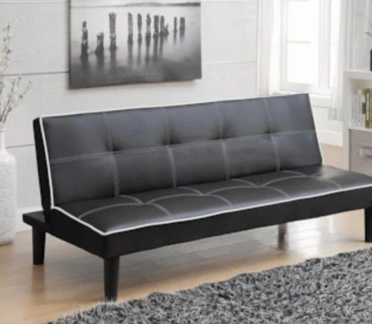 Black And White Convertible Futon Sofa Bed
Sleeper