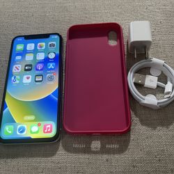 Apple iPhone X Silver 64gb Unlocked 