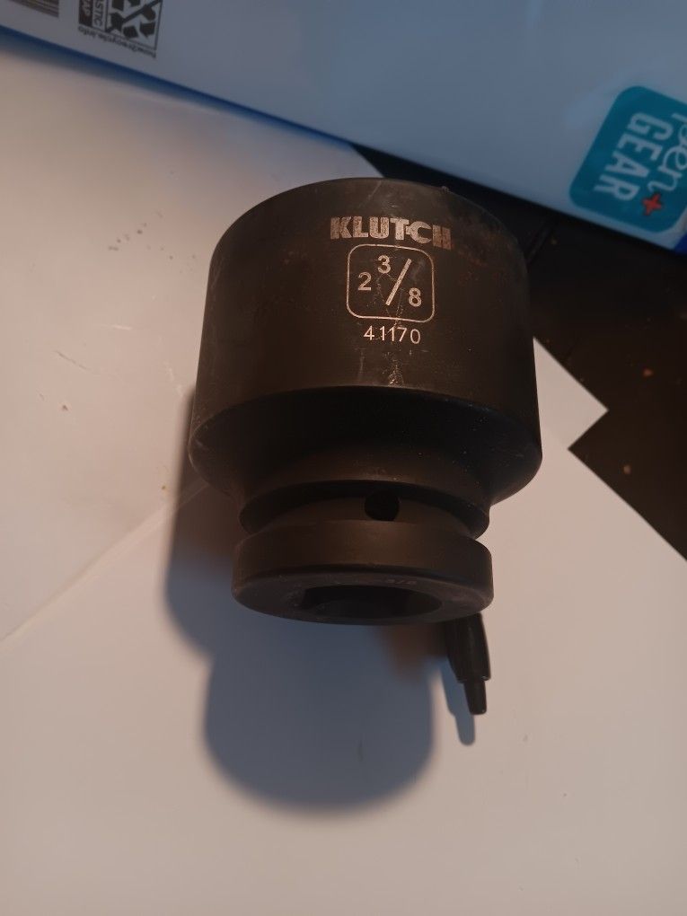 Klutch Jumbo Impact Socket, 2 3/8in., 1in.-Drive