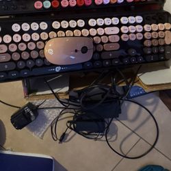 Coffee  Colored Wireless Keyboard And Mouse Combo 