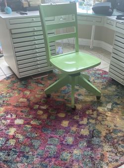 Pottery Barn- Cute Lime Green Desk Chair