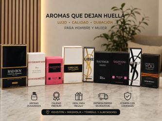 🔥 Perfumes de Lujo para Hombre y Mujer | 100ml | Entrega en Houston 🚗 🔥