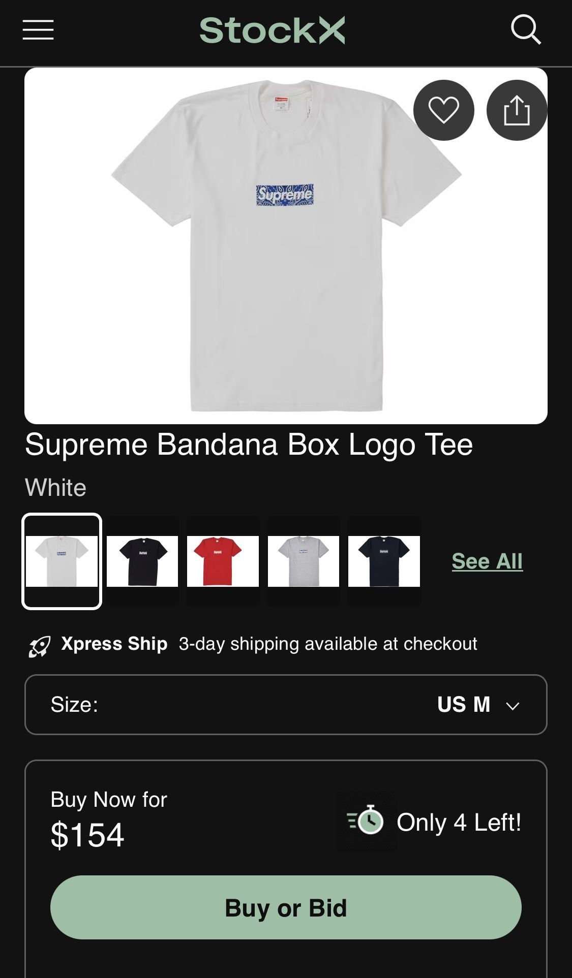 Supreme Bandana Box Logo