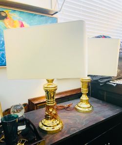 Brass lamps