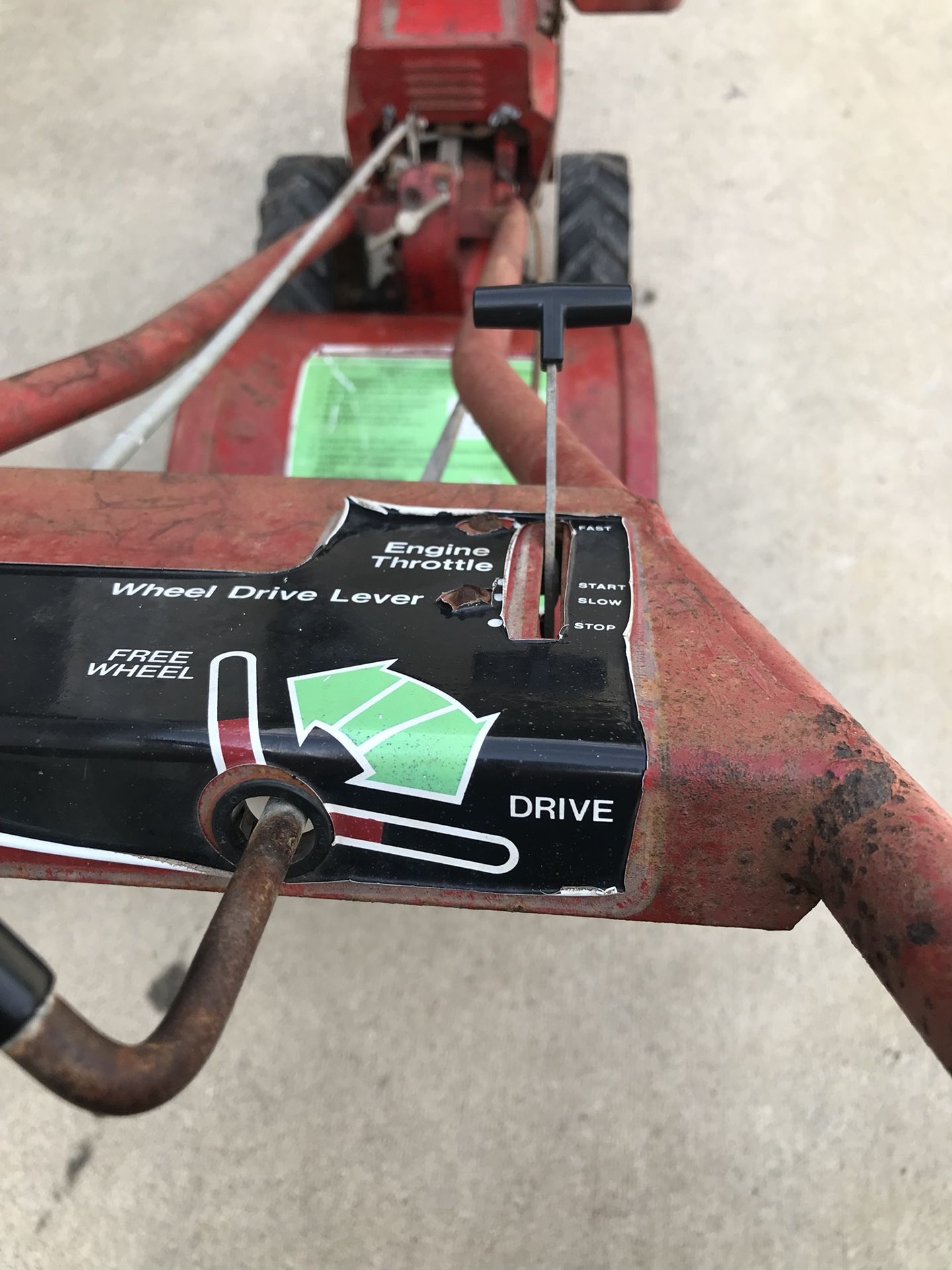 For sale. Troy Bilt pony tiller older model used for 10 hr runs like