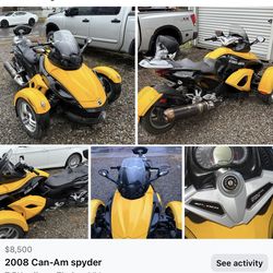 08 can-am spider low miles